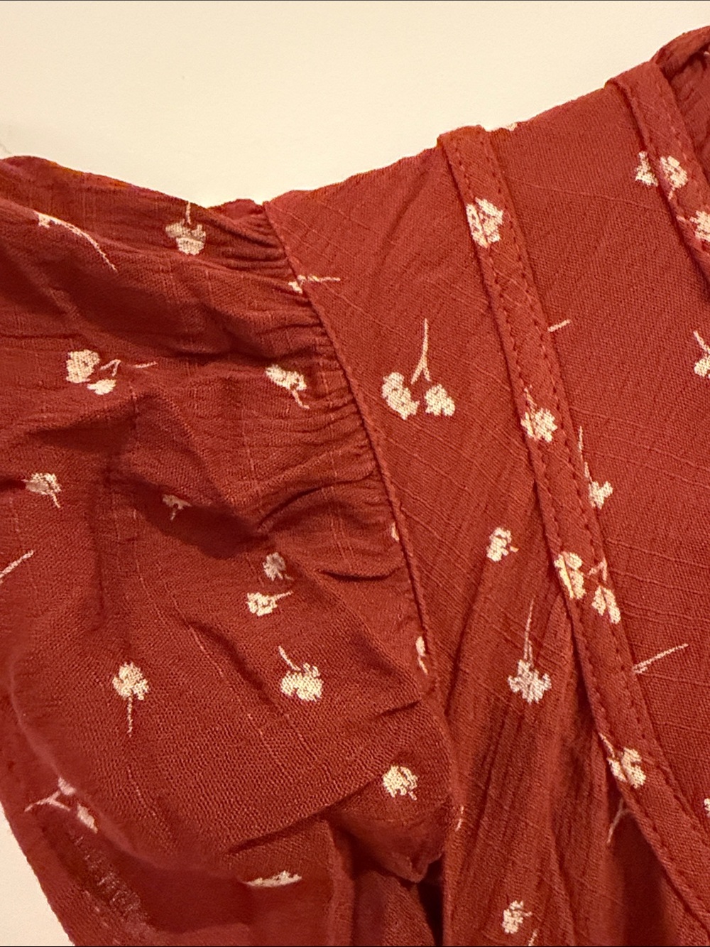 Universal Thread Rust Floral Maxi Dress - Picture 4 of 6